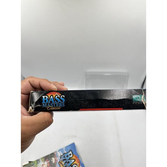 Super Nintendo SNES - Bass Masters Classic - Complete w/ Protector - Picture 15 of 16